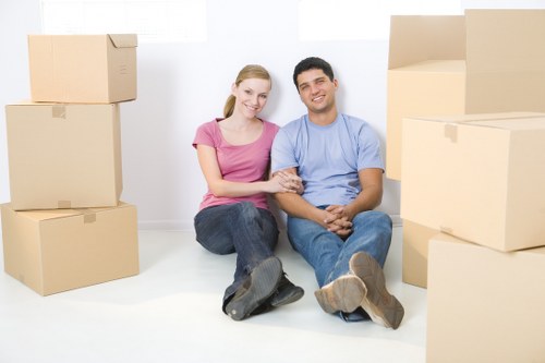 Professional removals van ready for a local Kings Cross move