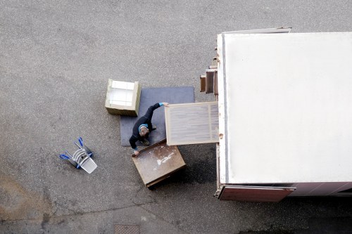 Local movers handling a flat move in central London