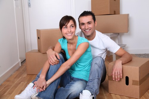 Office relocation service in Kings Cross with desks and equipment